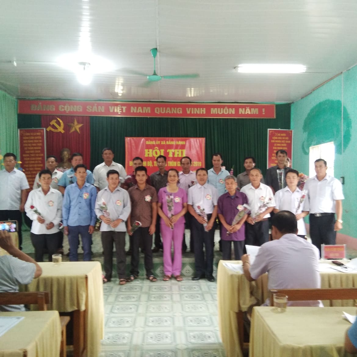Xã Bằng Hành tổ chức Hội thi bí thư chi bộ, trưởng thôn giỏi năm 2019